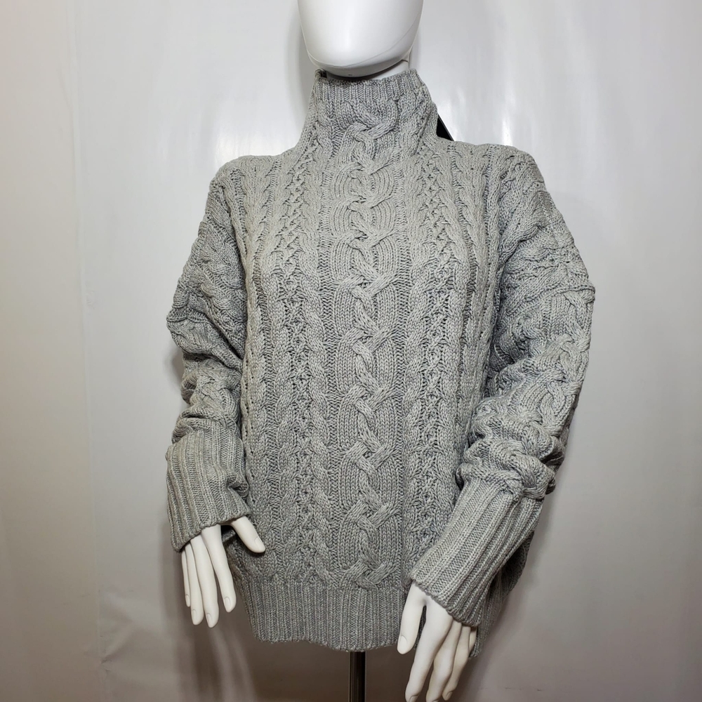 Lauren Ralph Lauren Plus Size Cable Knit Turtleneck Sweater